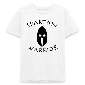 spartan warrior - Teens Organic T-shirt by Stanley/Stella - white - Front