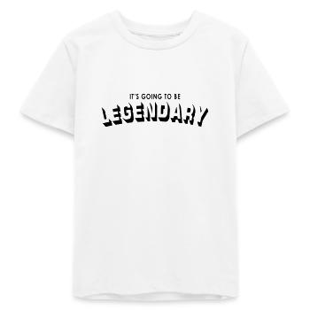 it's going to be legendary - T-shirt ado bio Stanley/Stella - blanc - Devant