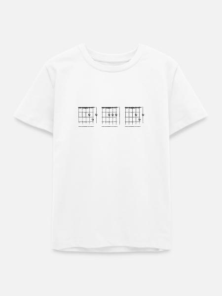 Gitarristen Papa - Teenager Organic T-Shirt Mini Creator von Stanley/Stella - Weiß