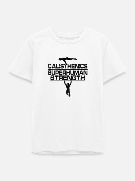 Calisthenics super - Teenager Organic T-Shirt Mini Creator von Stanley/Stella - Weiß