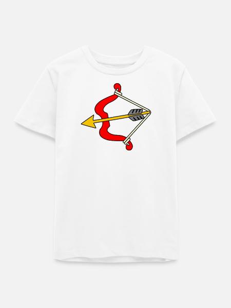 Pfeil und Bogen - Teenager Organic T-Shirt Mini Creator von Stanley/Stella - Weiß