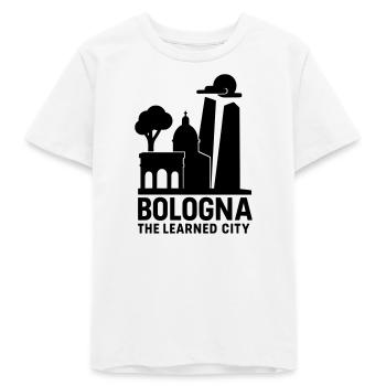 Bologne Italie Silhouette - T-shirt ado bio Stanley/Stella - blanc - Devant