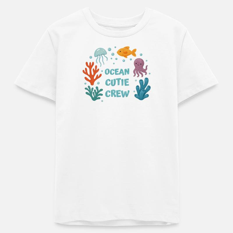 Amis sous-marins - T-shirt ado bio Stanley/Stella - blanc