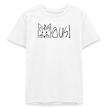 MAUSI MAUS - Teenager Organic T-Shirt Mini Creator von Stanley/Stella - Weiß - Vorne