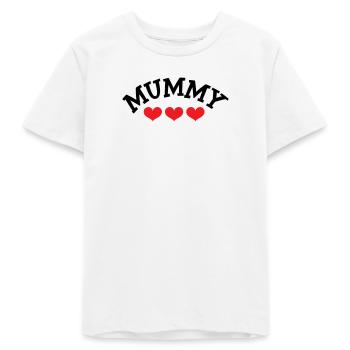 Maman / Fête des mères - T-shirt ado bio Stanley/Stella - blanc - Devant
