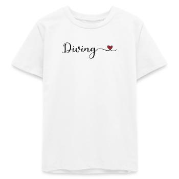 Dive - Teens Organic T-shirt by Stanley/Stella - white - Front