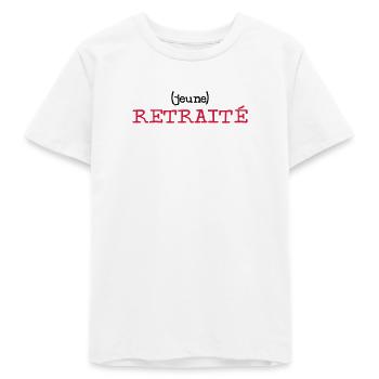 (Young) Retired - Teenager Organic T-Shirt Mini Creator von Stanley/Stella - Weiß - Vorne