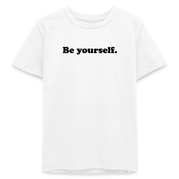 être soi-même - T-shirt ado bio Stanley/Stella - blanc - Devant