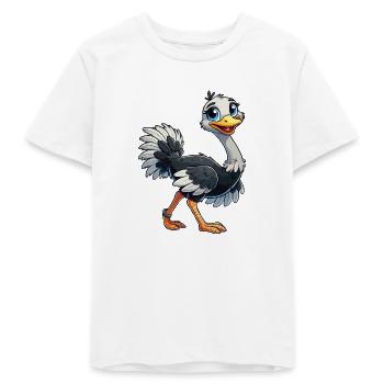 Strauß - Teenager Organic T-Shirt Mini Creator von Stanley/Stella - Weiß - Vorne