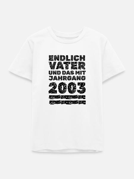 2003 - Teenager Organic T-Shirt Mini Creator von Stanley/Stella - Weiß