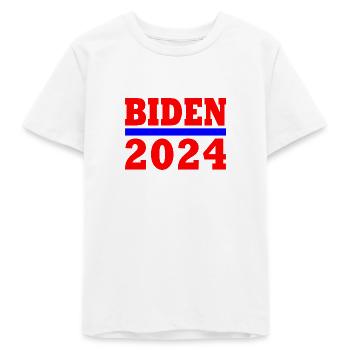 Joe biden 2024 - T-shirt ado bio Stanley/Stella - blanc - Devant