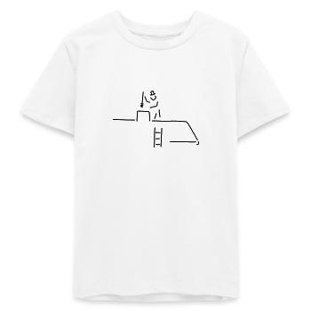 schornsteinfeger - Teenager Organic T-Shirt Mini Creator von Stanley/Stella - Weiß - Vorne
