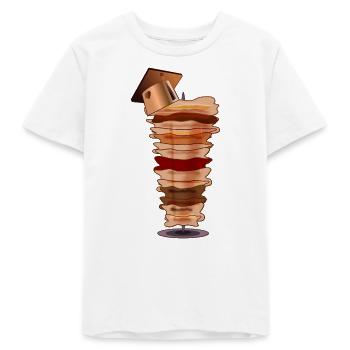 ÉTUDES DE FIN D’ÉTUDES À DÖNER KEBAB - T-shirt ado bio Stanley/Stella - blanc - Devant