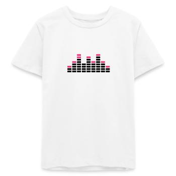 Equalizer - Teenager Organic T-Shirt Mini Creator von Stanley/Stella - Weiß - Vorne