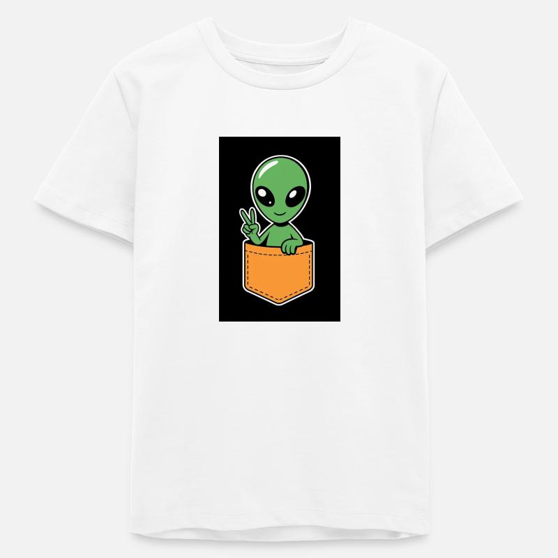Étranger - T-shirt ado bio Stanley/Stella - blanc