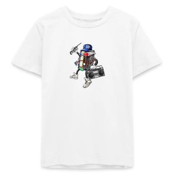I Am The 80s - Teenager Organic T-Shirt Mini Creator von Stanley/Stella - Weiß - Vorne