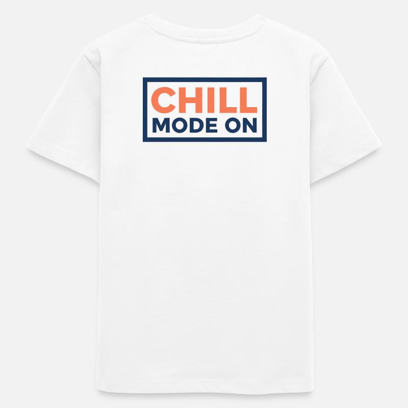 Mode Chill Activé - T-shirt ado bio Stanley/Stella - blanc
