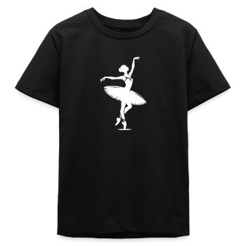 Ausdruck und Harmonie im klassischen Ballett Tanz - Teenager Organic T-Shirt Mini Creator von Stanley/Stella - Schwarz - Vorne