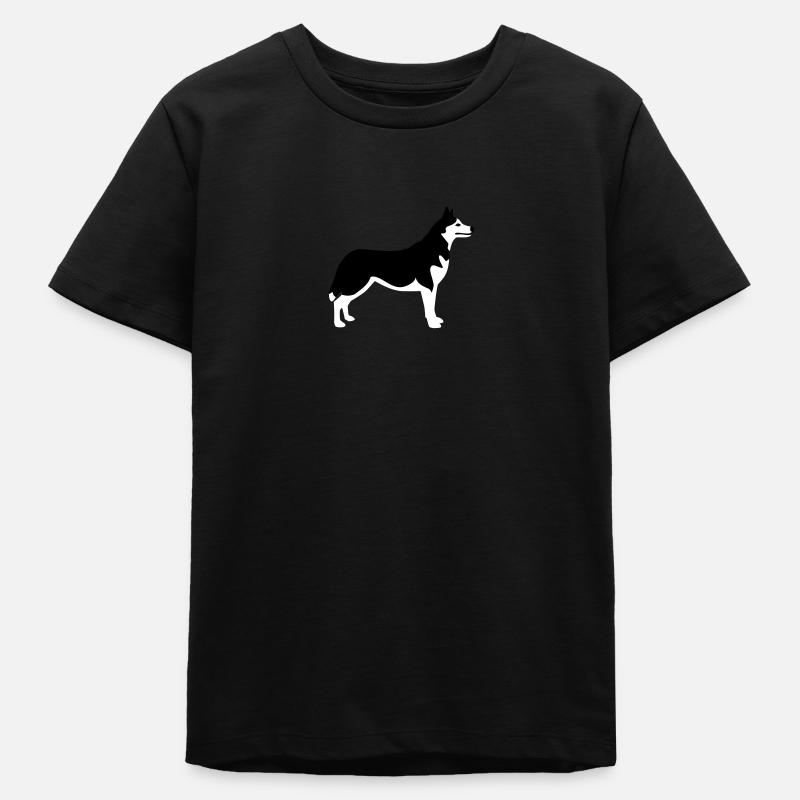 Husky - T-shirt ado bio Stanley/Stella - noir