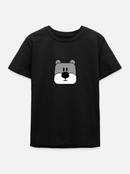 comic koala - Teenager Organic T-Shirt Mini Creator von Stanley/Stella - Schwarz