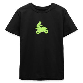 Quad - Teenager Organic T-Shirt Mini Creator von Stanley/Stella - Schwarz - Vorne