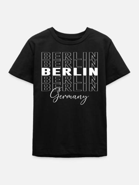 Berlin - Teenager Organic T-Shirt Mini Creator von Stanley/Stella - Schwarz