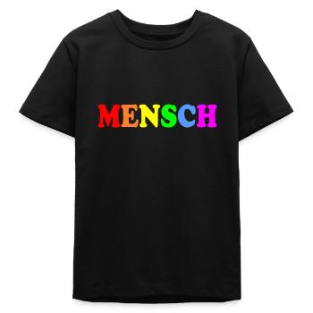 Mensch - Teenager Organic T-Shirt Mini Creator von Stanley/Stella - Schwarz - Vorne