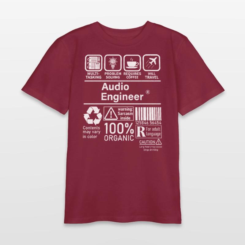 Audio Engineer multi tasking problem solving Teenager Organic T-Shirt Mini Creator von Stanley/Stella