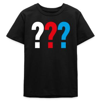 Die Drei ??? Logo - Teenager Organic T-Shirt Mini Creator von Stanley/Stella - Schwarz - Vorne