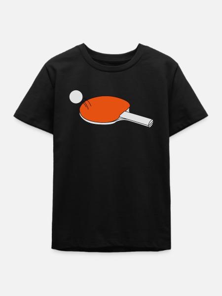 Tischtennis - Teenager Organic T-Shirt Mini Creator von Stanley/Stella - Schwarz