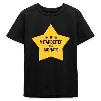 Mitarbeiter des Monats - Teenager Organic T-Shirt Mini Creator von Stanley/Stella - Schwarz - Vorne