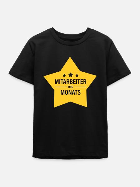 Mitarbeiter des Monats - Teenager Organic T-Shirt Mini Creator von Stanley/Stella - Schwarz