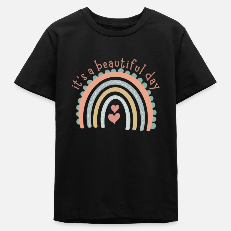 Collection Arc-en-ciel - T-shirt ado bio Stanley/Stella - noir