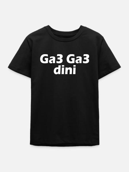 Ga3 ga3 dini - Teenager Organic T-Shirt Mini Creator von Stanley/Stella - Schwarz