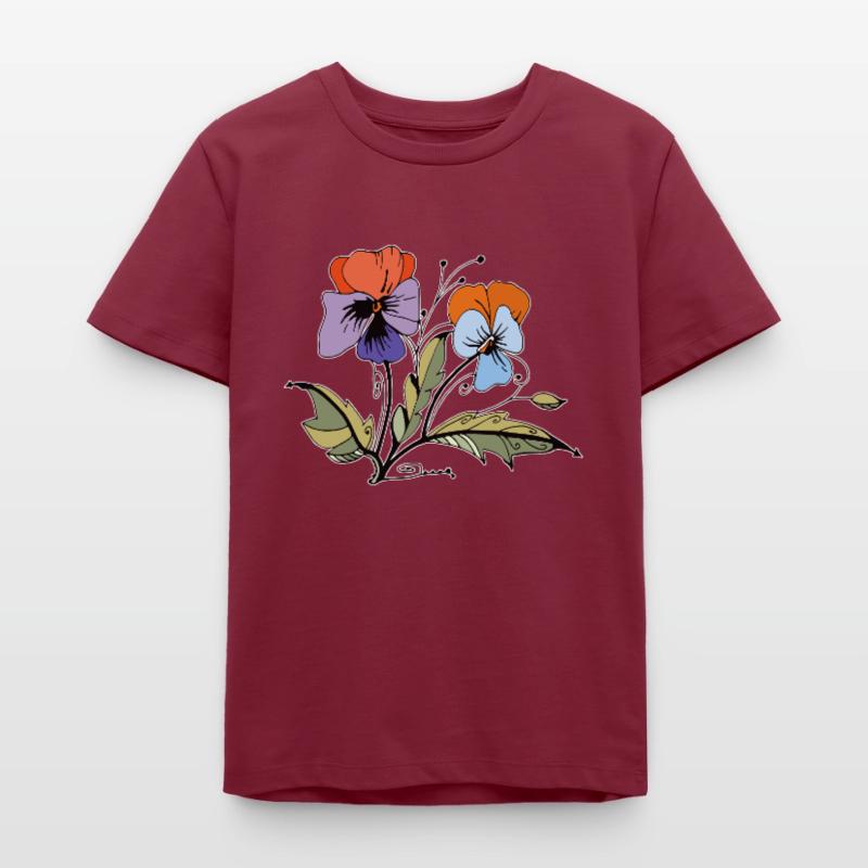Fleur T-shirt ado bio Stanley/Stella