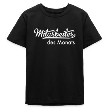 Mitarbeiter des Monats - Teenager Organic T-Shirt Mini Creator von Stanley/Stella - Schwarz - Vorne