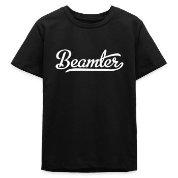 Beamter - Teenager Organic T-Shirt Mini Creator von Stanley/Stella - Schwarz - Vorne