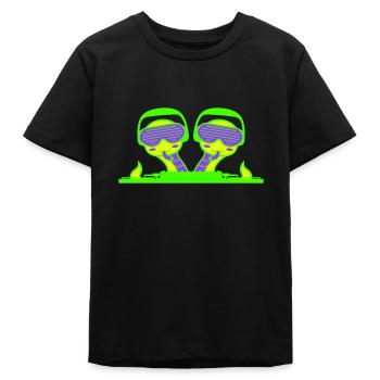 2 Cool DJ Snakes Team Mixer Musique de fête - T-shirt ado bio Stanley/Stella - noir - Devant