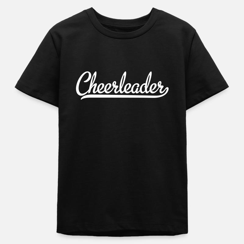 cheerleader - T-shirt ado bio Stanley/Stella - noir
