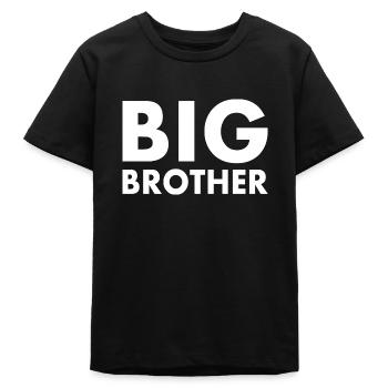 Big brother - Stanley/Stella junior t-shirt økologisk - sort - Foran
