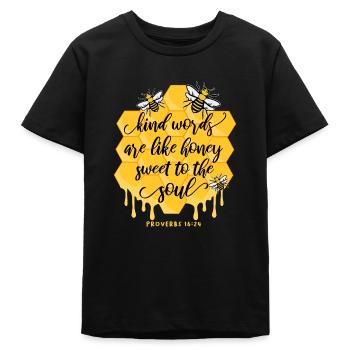 Christliches Bibel Zitat - Teenager Organic T-Shirt Mini Creator von Stanley/Stella - Schwarz - Vorne
