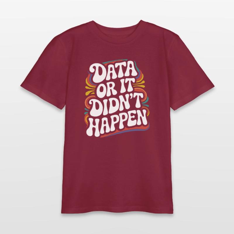 Data Analyst Data Scientist Data Engineer - Data Teenager Organic T-Shirt Mini Creator von Stanley/Stella