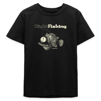 night fishing - Teenager Organic T-Shirt Mini Creator von Stanley/Stella - Schwarz - Vorne