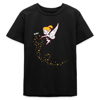 Fee "Bling!" - Teens Organic T-shirt by Stanley/Stella - black - Front