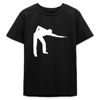 SNOOKER - PLAYER Icon - Teenager Organic T-Shirt Mini Creator von Stanley/Stella - Schwarz - Vorne