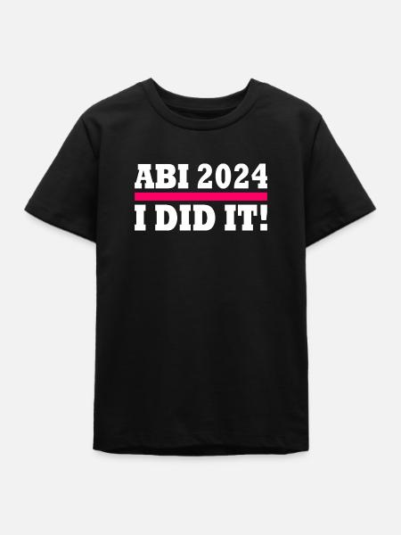 Abi 2024 - Teenager Organic T-Shirt Mini Creator von Stanley/Stella - Schwarz