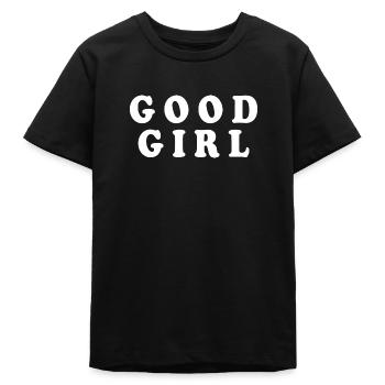 Good girl - Teenager Organic T-Shirt Mini Creator von Stanley/Stella - Schwarz - Vorne