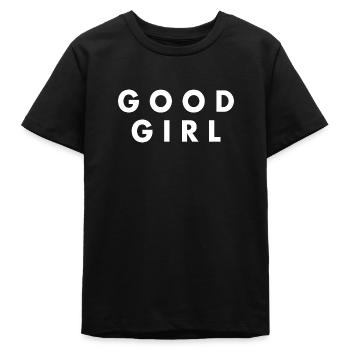 Good girl - Teenager Organic T-Shirt Mini Creator von Stanley/Stella - Schwarz - Vorne