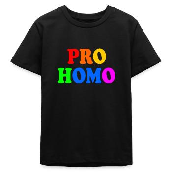 Pro homo - Teenager Organic T-Shirt Mini Creator von Stanley/Stella - Schwarz - Vorne