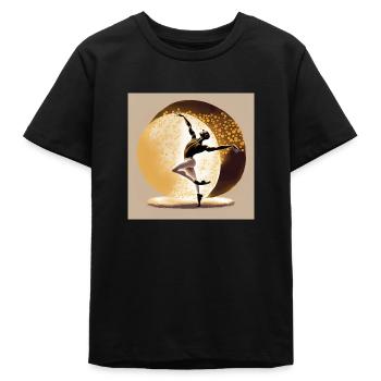 Feeling - Teens Organic T-shirt by Stanley/Stella - black - Front